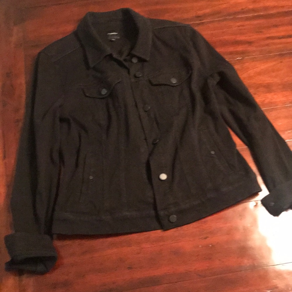 Black jean jacket